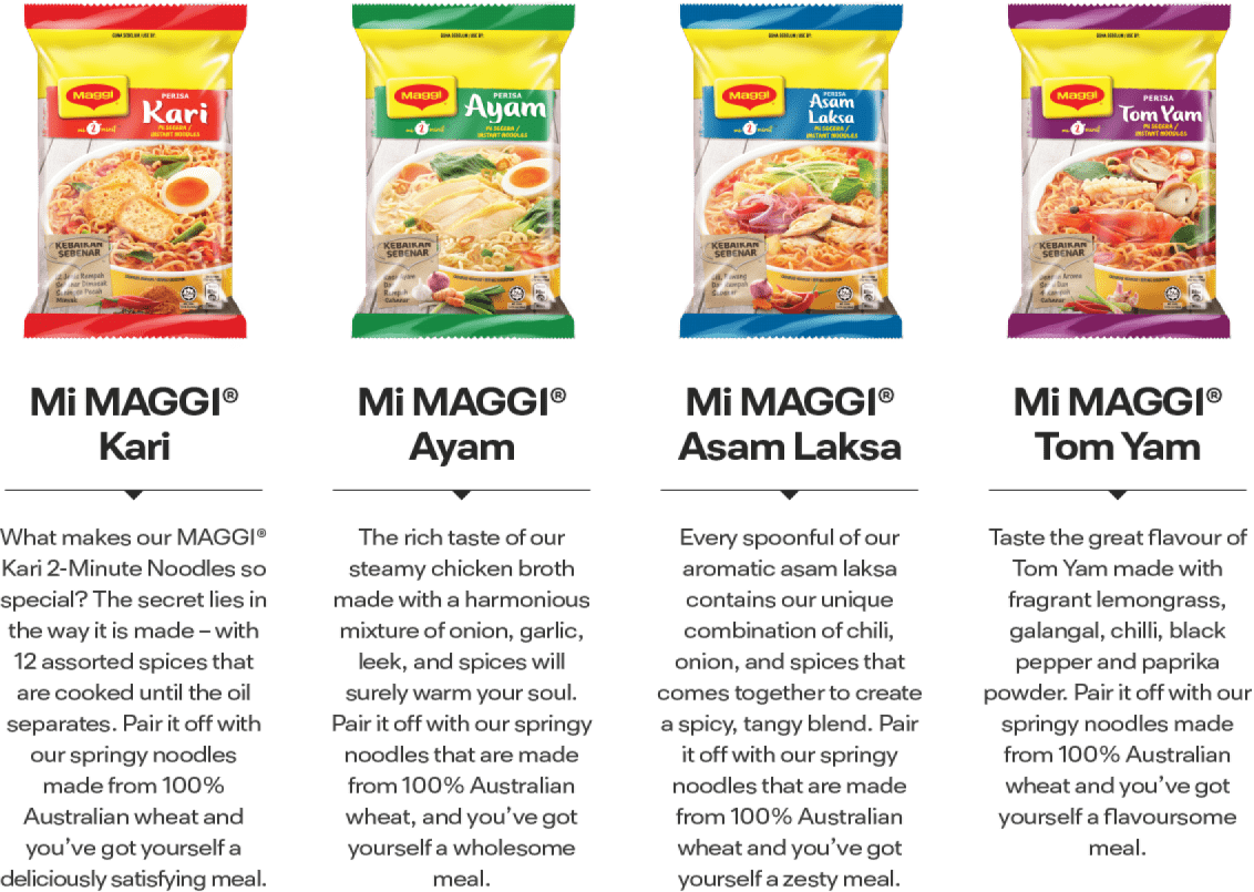 Sajian noodle