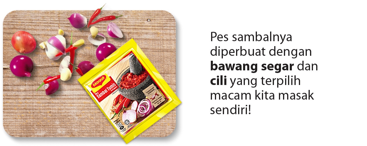 bawang segar dan cili
