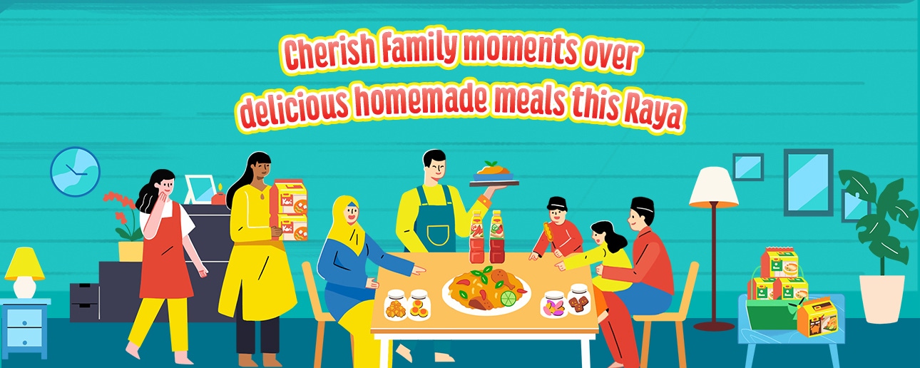 Cherish Family moments over delicious homemade meals this Raya