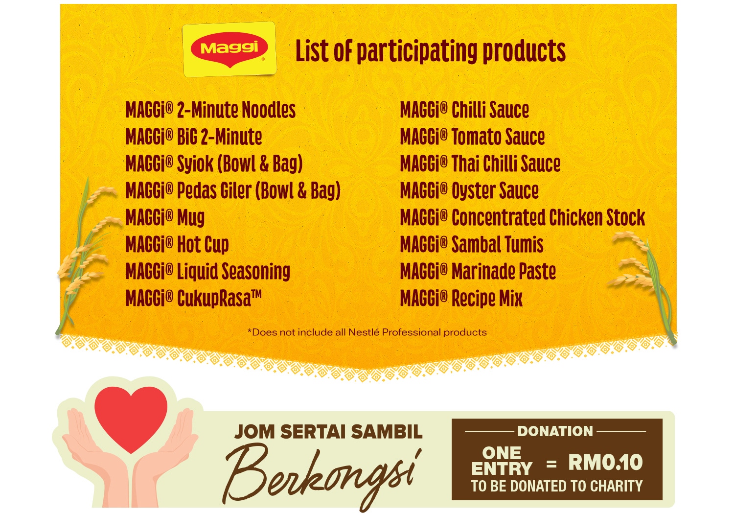 JOM MASAK & MENANG BERSAMA Products