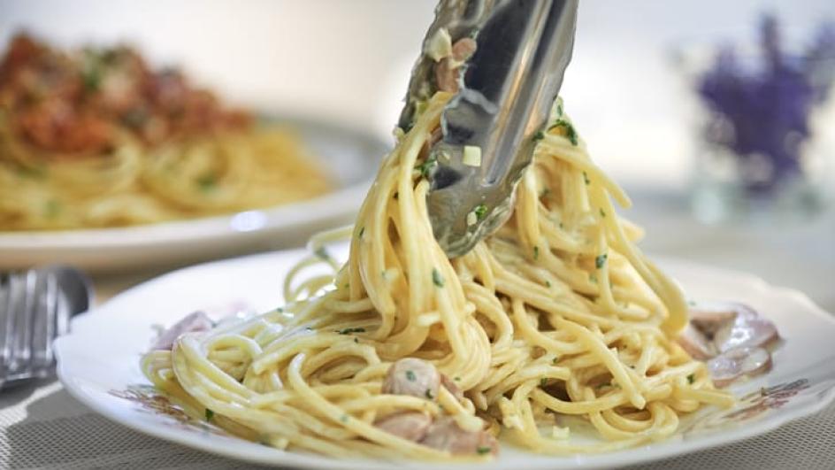 Creamy Carbonara Spaghetti