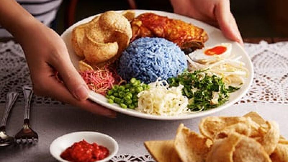 Truly Blue Nasi Kerabu