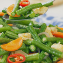 Stir-Fried Long Beans With Egg