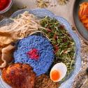 Kerabu Rice with Percik Chicken