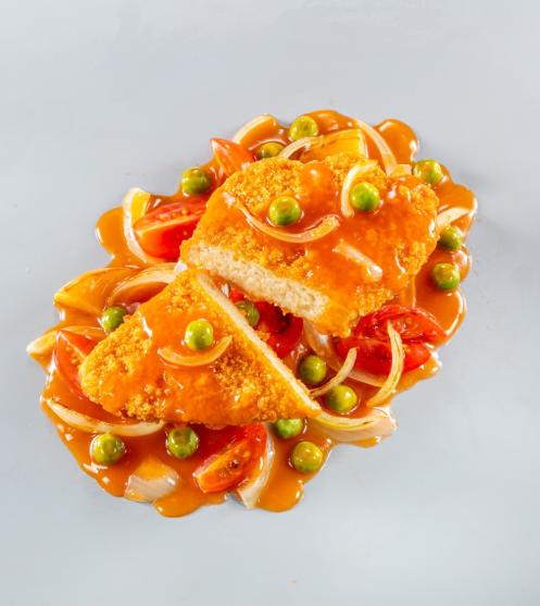 Hainanese Plant -Based Schnitzel