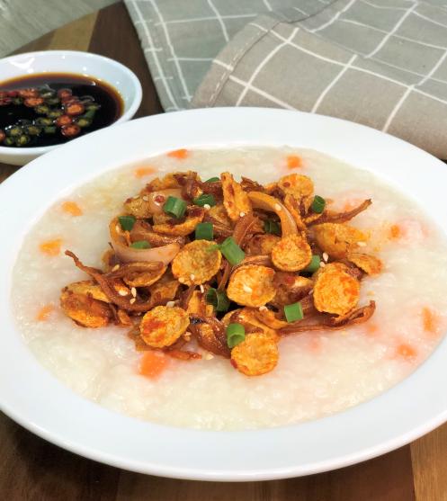 Bubur Sira Pedas Honey Gold Flakes Ikan Bilis