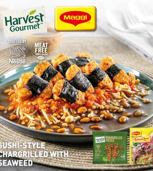 Harvest Gourmet Sushi Style Chargrilled with Seaweed