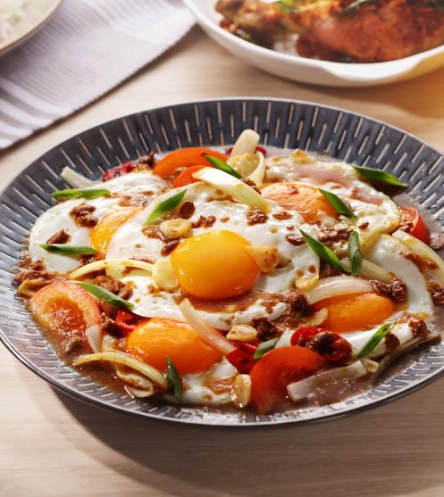 Fried Egg with Tauchu