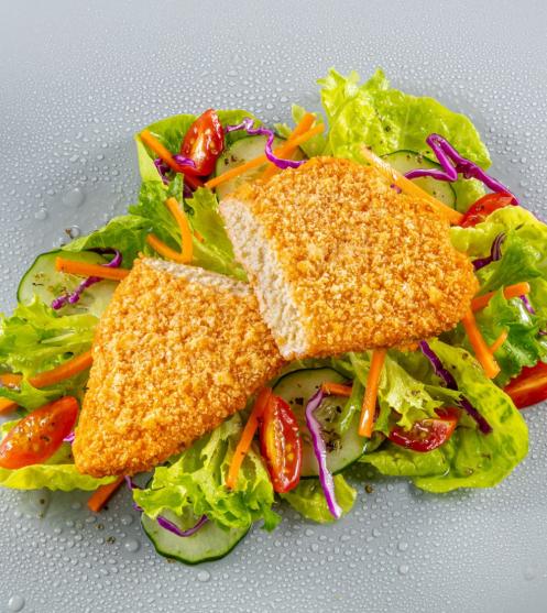 Mixed Salad with Schnitzel