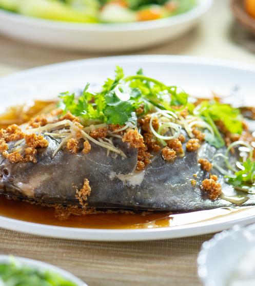 Ikan Bawal Kukus