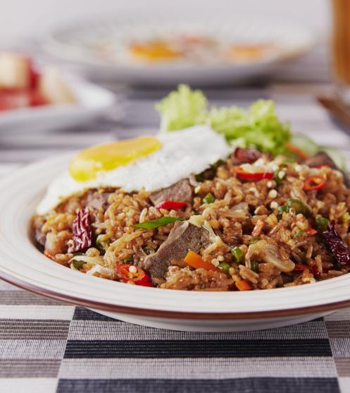 Spicy Beef Fried Rice