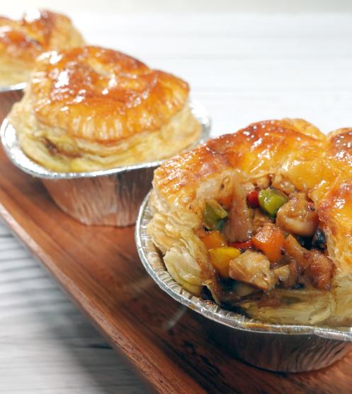 Black Pepper Chicken Pie