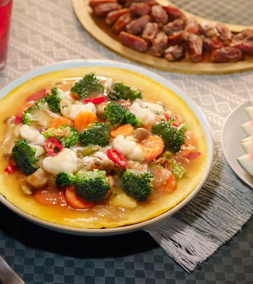 Tumisan Sayur Telur Enak MAGGI