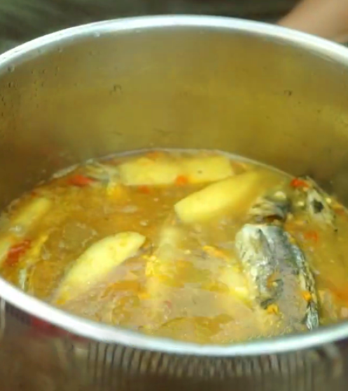Ikan Basung Masak Ampap