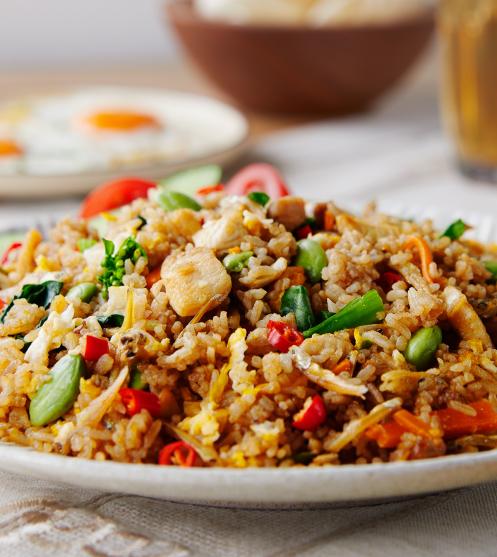 Fiery Ikan Bilis Fried Rice with Petai