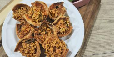 Crunchy Sambal Egg Pie