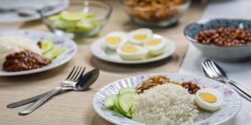 Hearty Healthy Nasi Lemak