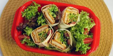 Harvest Gourmet Cutlet Wrap with Sweet Chili Mustard Sauce