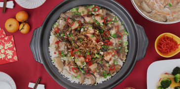 Delightful Claypot Chicken Rice