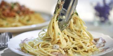 Creamy Carbonara Spaghetti