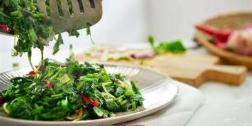 Healthy Stir Fried Spinach