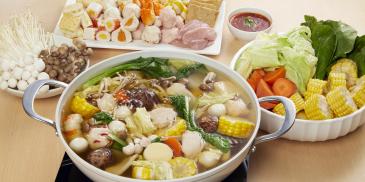 Steamboat Cendawan dan Ayam