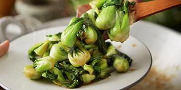 Blanched Mustard Greens with Oyster Sauce