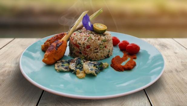 Resepi Nasi Ulam Serta Sate Lilit Ikan Tilapia